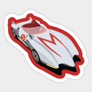 5000 Hp Mach 5 Sticker